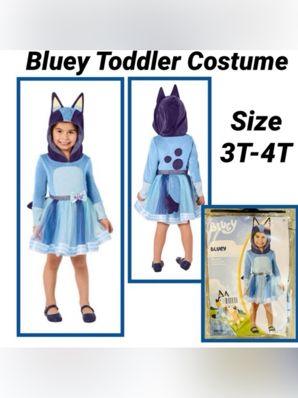 Bluey Dress Toddler Costume